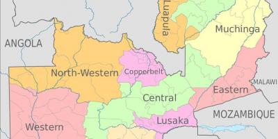 Kartta Mali osoittaa 10 maakunnissa